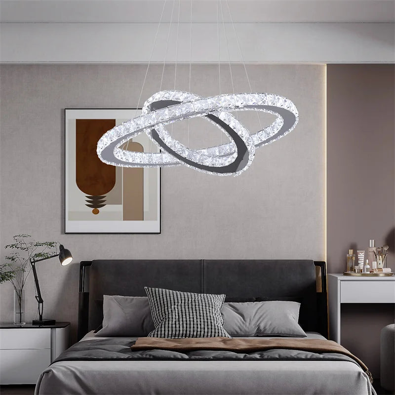 Lustre Cristal Ancien — Entrée