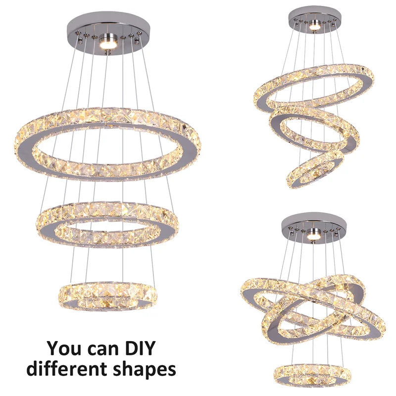 Lustre Cristal Ancien — Entrée