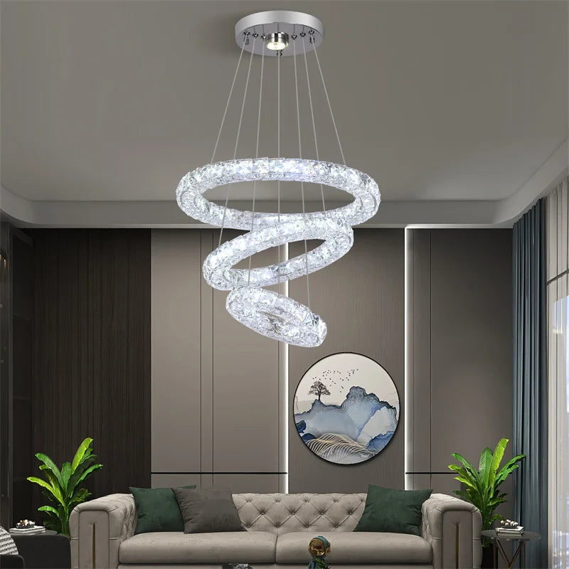 Lustre Cristal Ancien — Entrée