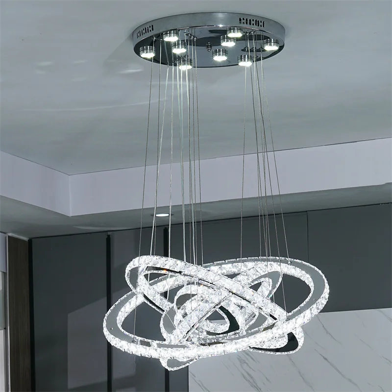 Lustre Cristal Ancien — Entrée
