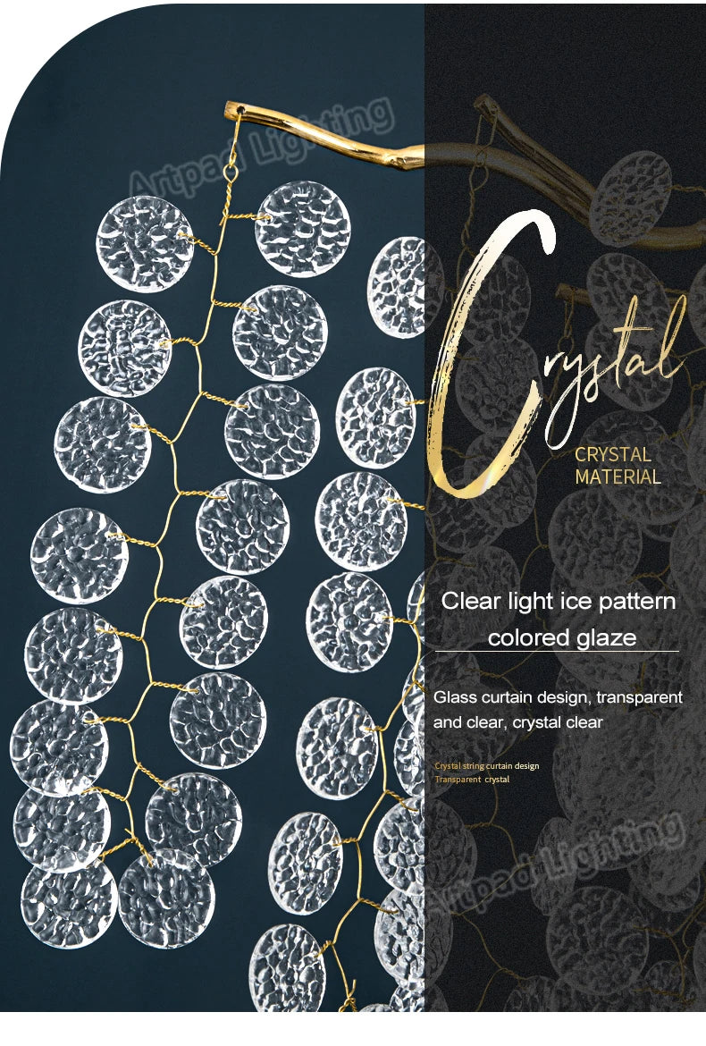 Grand Lustre Salon — Cristal