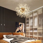 Lustre Pissenlit LED Design Étoilé — Fireball Créatif — Salon et Chambre