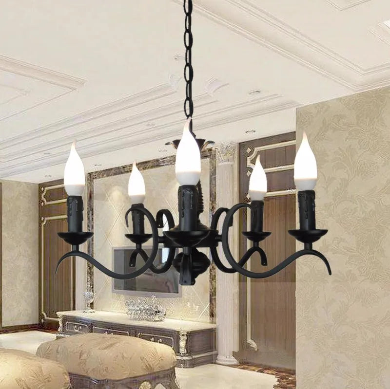 Lustre Aluminium Design — Salon — 6 ampoules