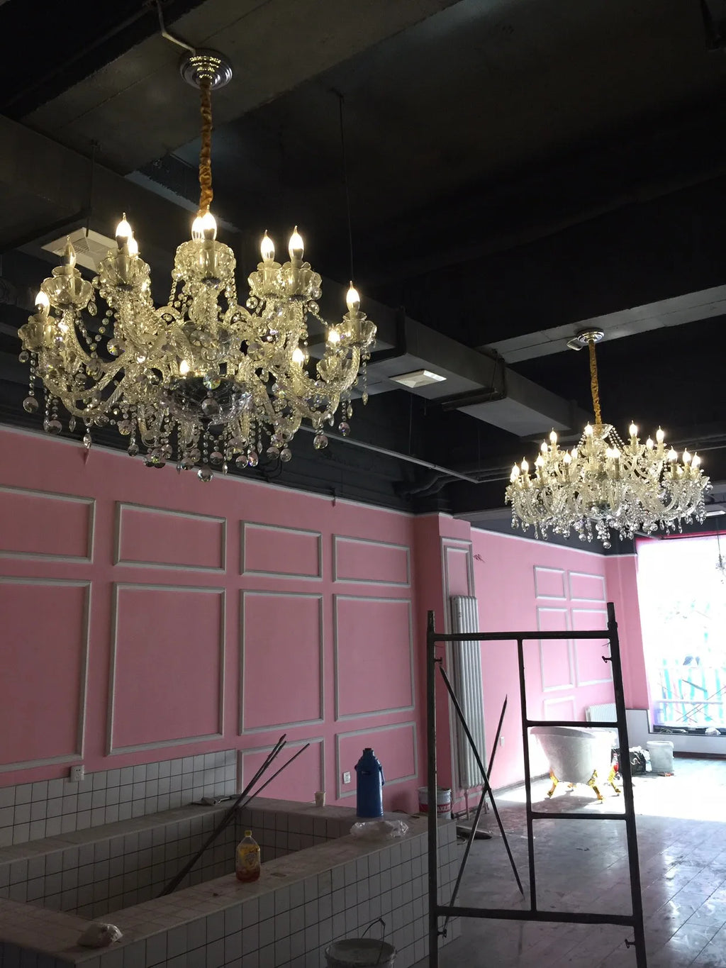 Lustre Design Moderne — Cristal