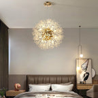 Lustre Pissenlit LED Design Étoilé — Fireball Créatif — Salon et Chambre