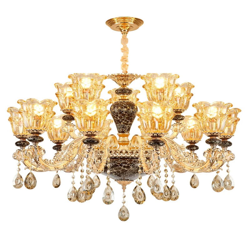 Lustre Luxe Cristal — Minimaliste