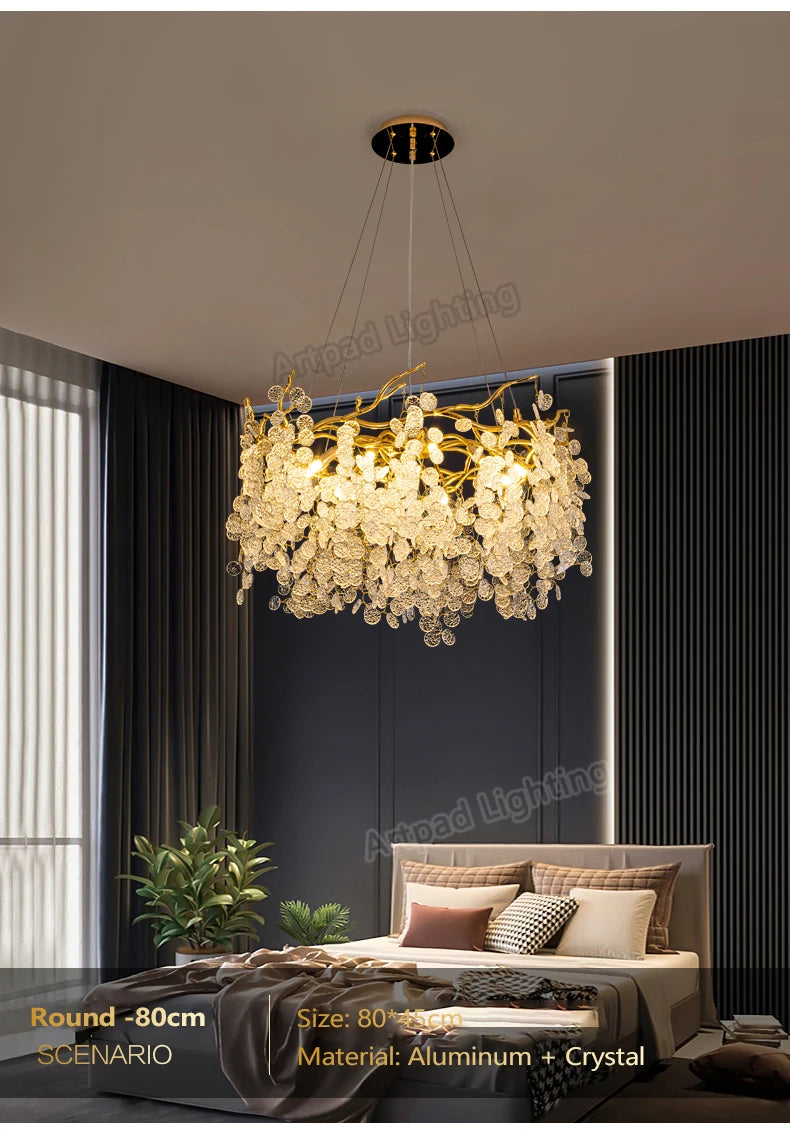 Grand Lustre Salon — Cristal