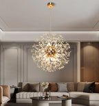 Lustre Pissenlit LED Design Étoilé — Fireball Créatif — Salon et Chambre