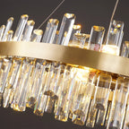 Lustre Cristal Moderne — Métal — 50cm