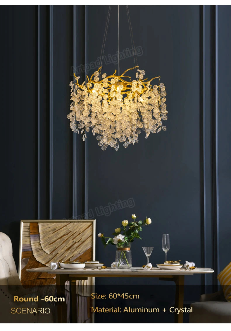 Grand Lustre Salon — Cristal