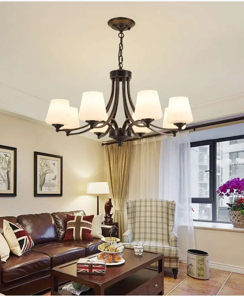 Lustre Salon Moderne — Plafonnier LED Cristal