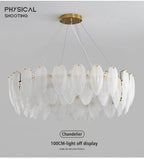 Lustre Chambre Bébé — Verre — Ovale L80cm