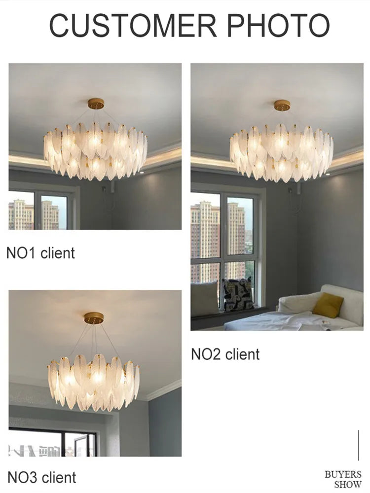 Lustre Chambre Bébé — Verre — Plafonnier D50cm