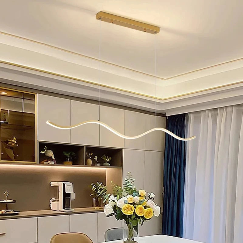 Lustre Nordique Blanc — Salle à Manger