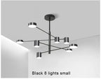 Lustre Moderne Noir — Cuivre