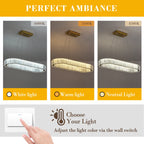 Lustre Verre — Plafonnier LED Cristal