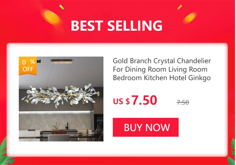 Lustre Cristal Salon — Chambre