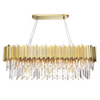 Lustre Cristal Design — Moderne — Oval 150cm