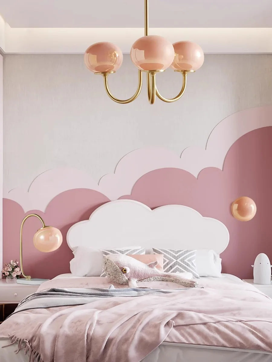 Lustre Chambre Adulte — LED — B argent 5 ampoules