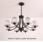 Lustre Salon Moderne — Plafonnier LED Cristal