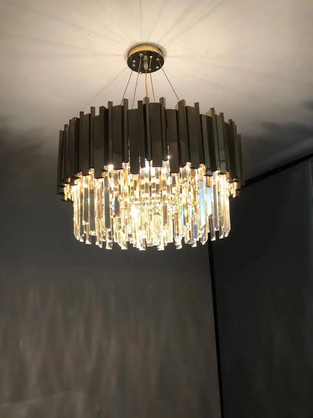 Lustre Cristal Design — Moderne — Oval 150cm