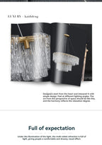 Lustre Moderne Design — Verre