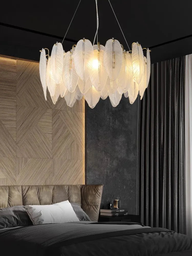 Lustre Chambre Bébé — Verre — Plafonnier D50cm