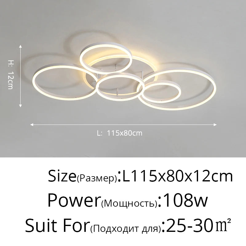 Lustre Blanc Moderne