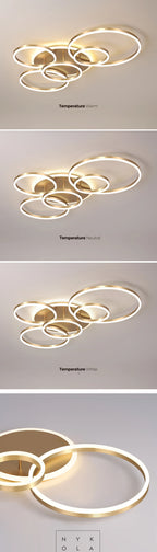 Lustre pour Salon Moderne — Blanc