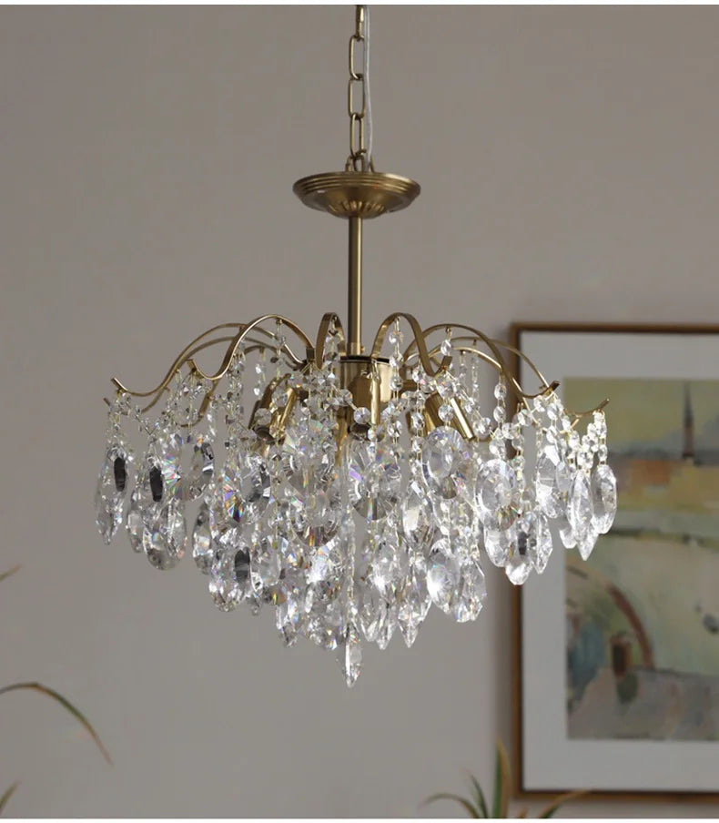 Lustre Haut Plafond — Plafonnier LED Cristal