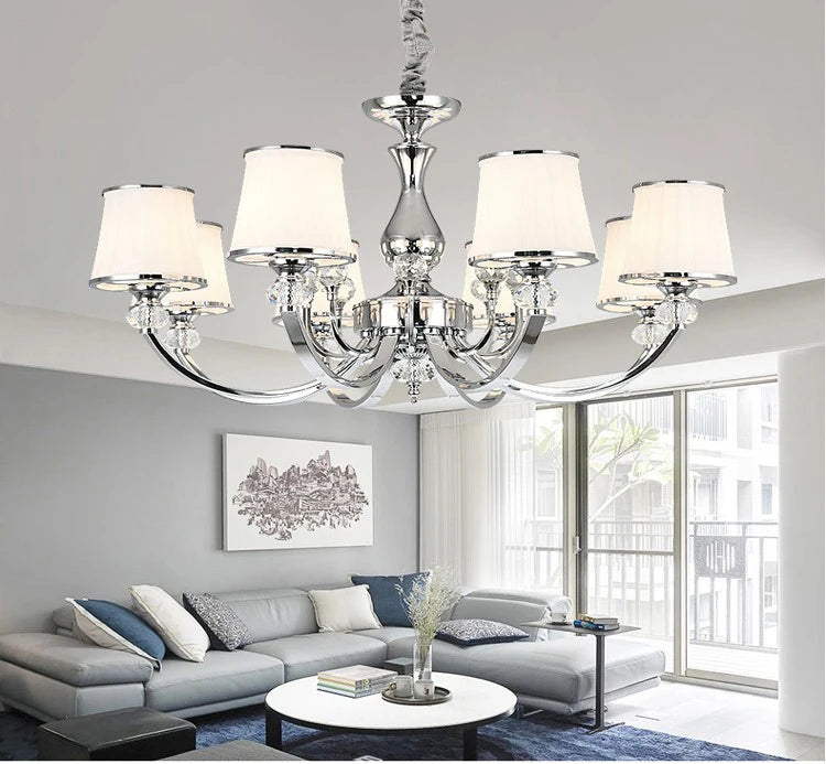 Lustre Luxe Cristal — Salon