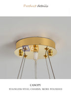 Lustre en Cristal Pas Cher — Métal