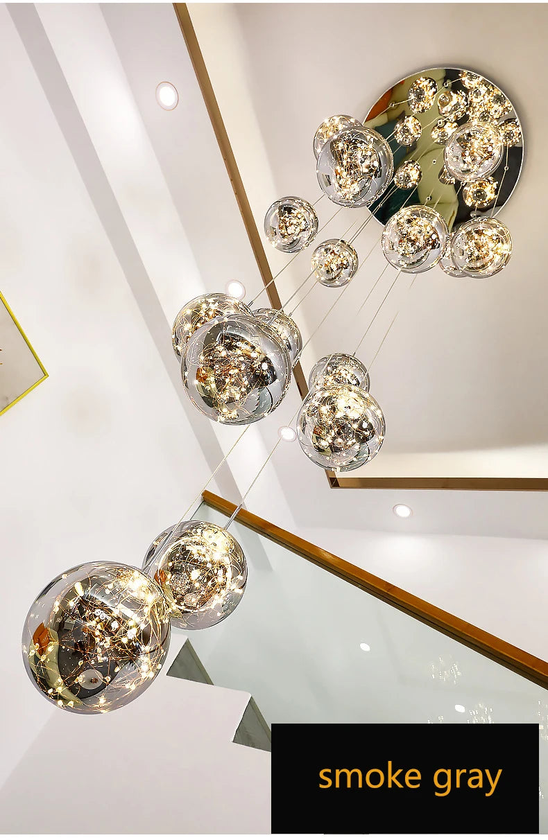 Lustre Salle à Manger Moderne — Cristal