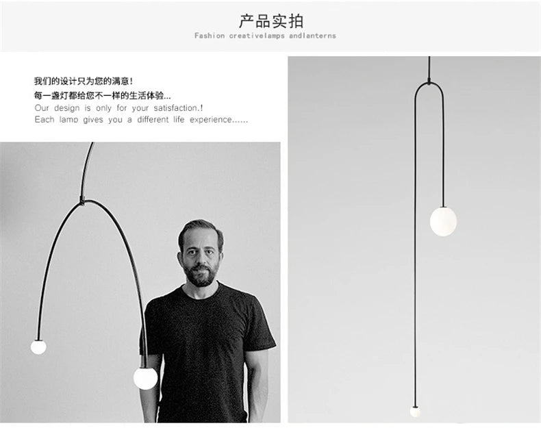 Lustre Industriel — Plafonnier Nordique Design