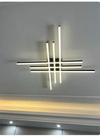Lustre LED Chambre — Noir