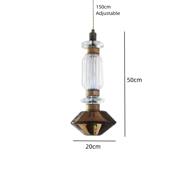 Lustre Verre Design — Moderne