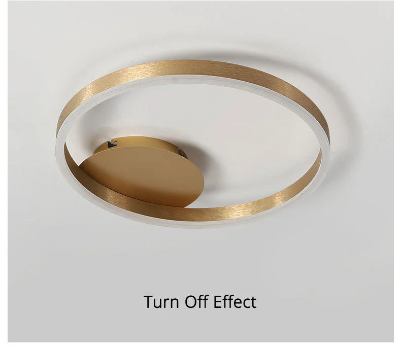 Lustre Chambre Ado — Plafonnier Anneau LED