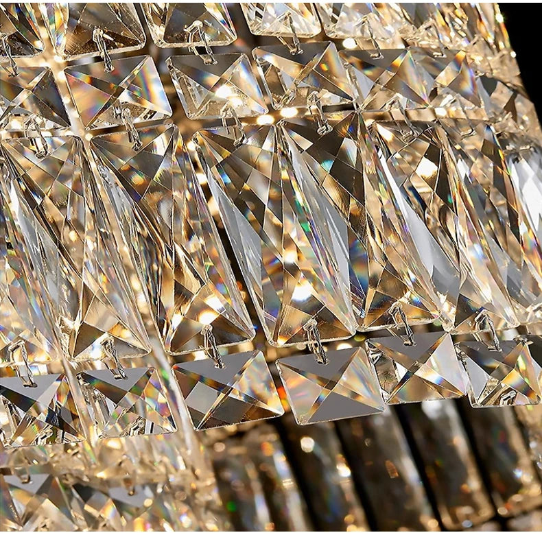 Lustre Salon Noir — Cristal