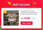 Lustre Cristal Salon — Chambre
