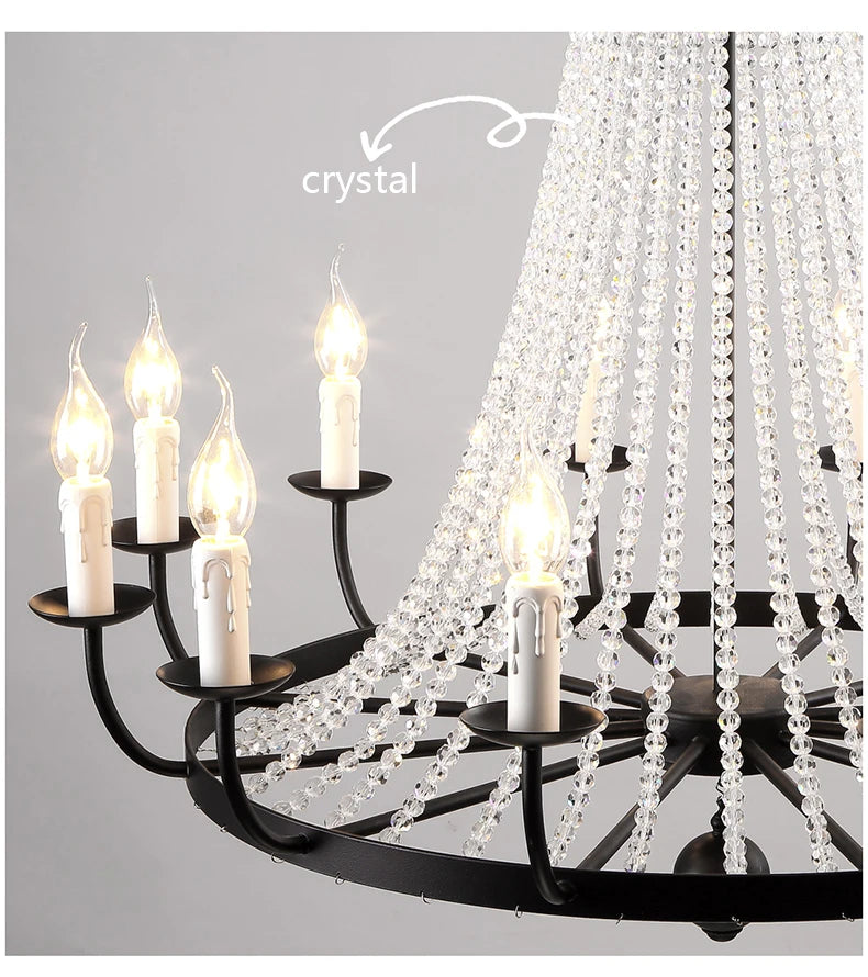 Lustre en Cristal Moderne