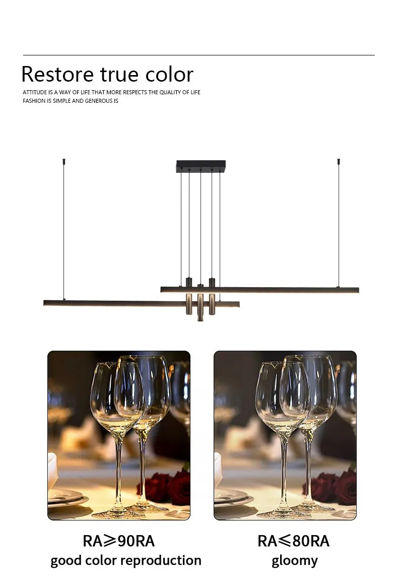Lustre Cuisine Moderne — Industriel