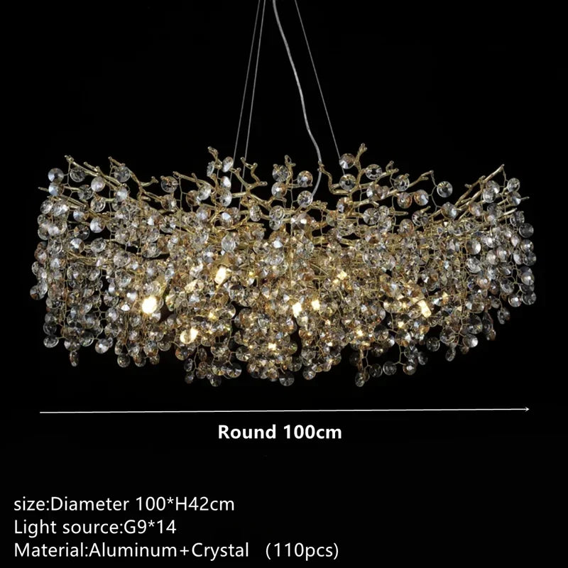 Lustre pour Salle à Manger — Cristal
