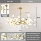 Lustre Araignée Design — Noir B 45 ampoules