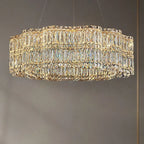 Lustre Salon Noir — Cristal