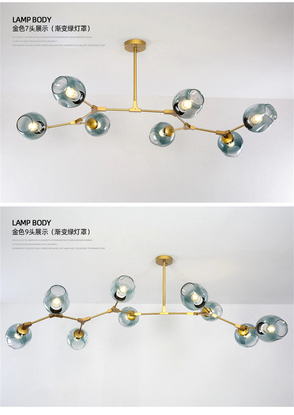 Spoutnik Lustre — Plafonnier Boule Moderne