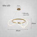 Lustre Cuisine Industriel — Nordique — Rond 60 cm