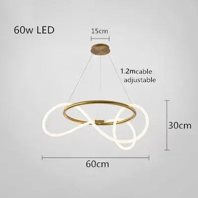 Lustre Cuisine Industriel — Nordique — Doré 150 cm A