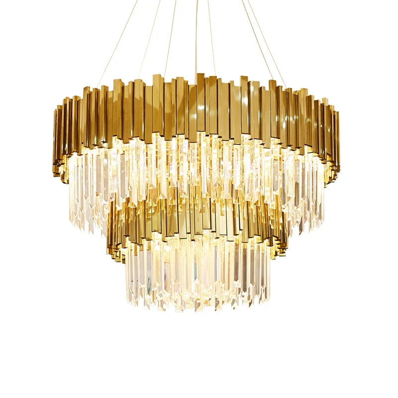 Lustre Cristal Design — Moderne — Oval 150cm