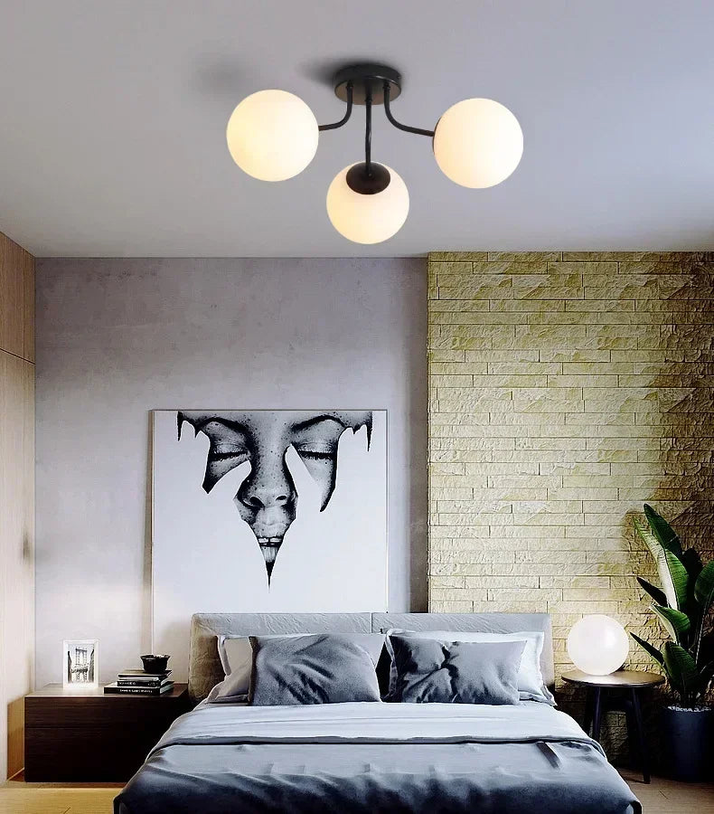 Lustre Scandinave — Verre
