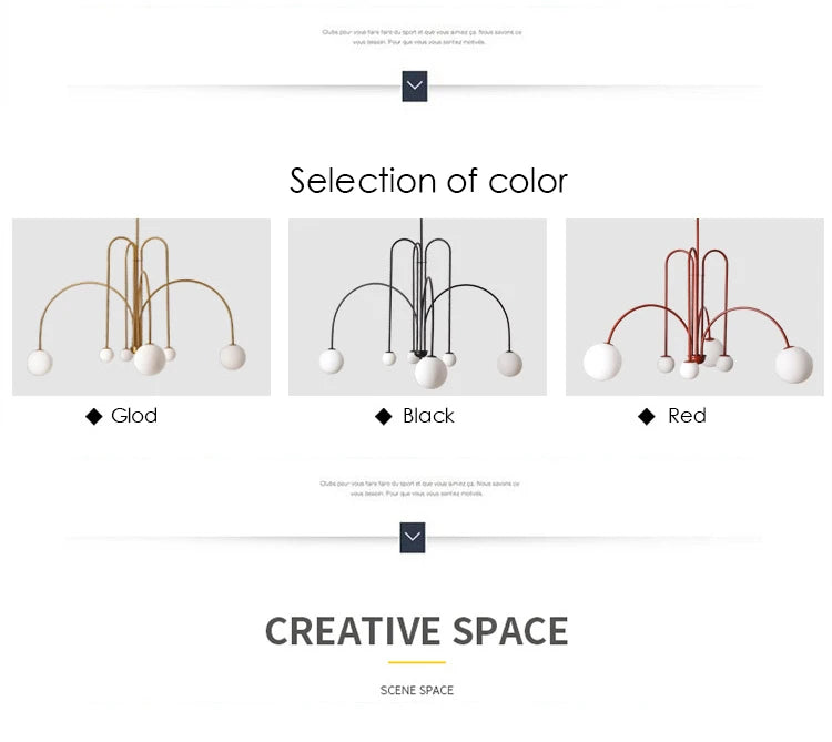 Lustre Contemporain — Plafonnier Boule Moderne